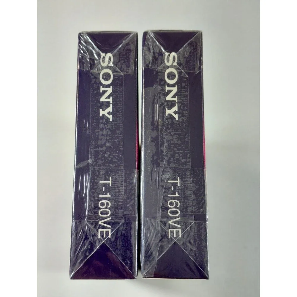 Sony Premium Grade T-160 Blank VHS Tapes NTSC Lot of 2